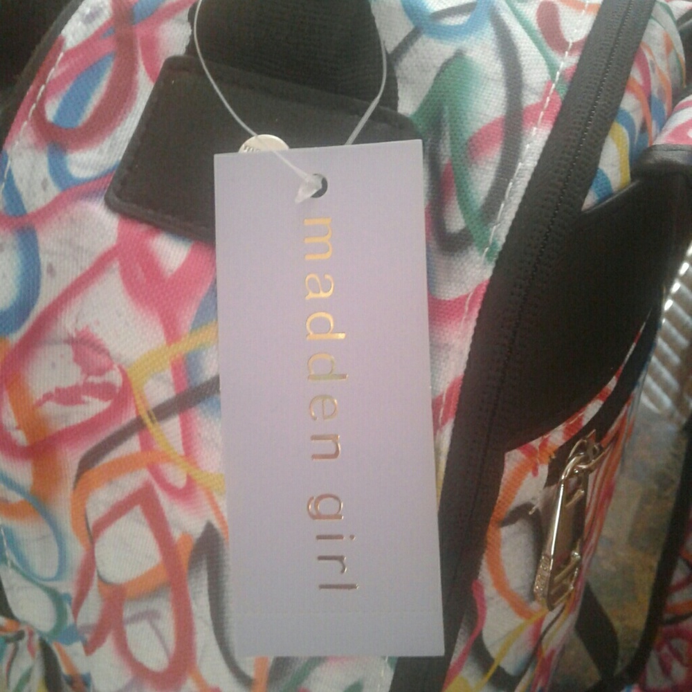 Madden Girl Multi Color Backpack - Picture 3 of 4